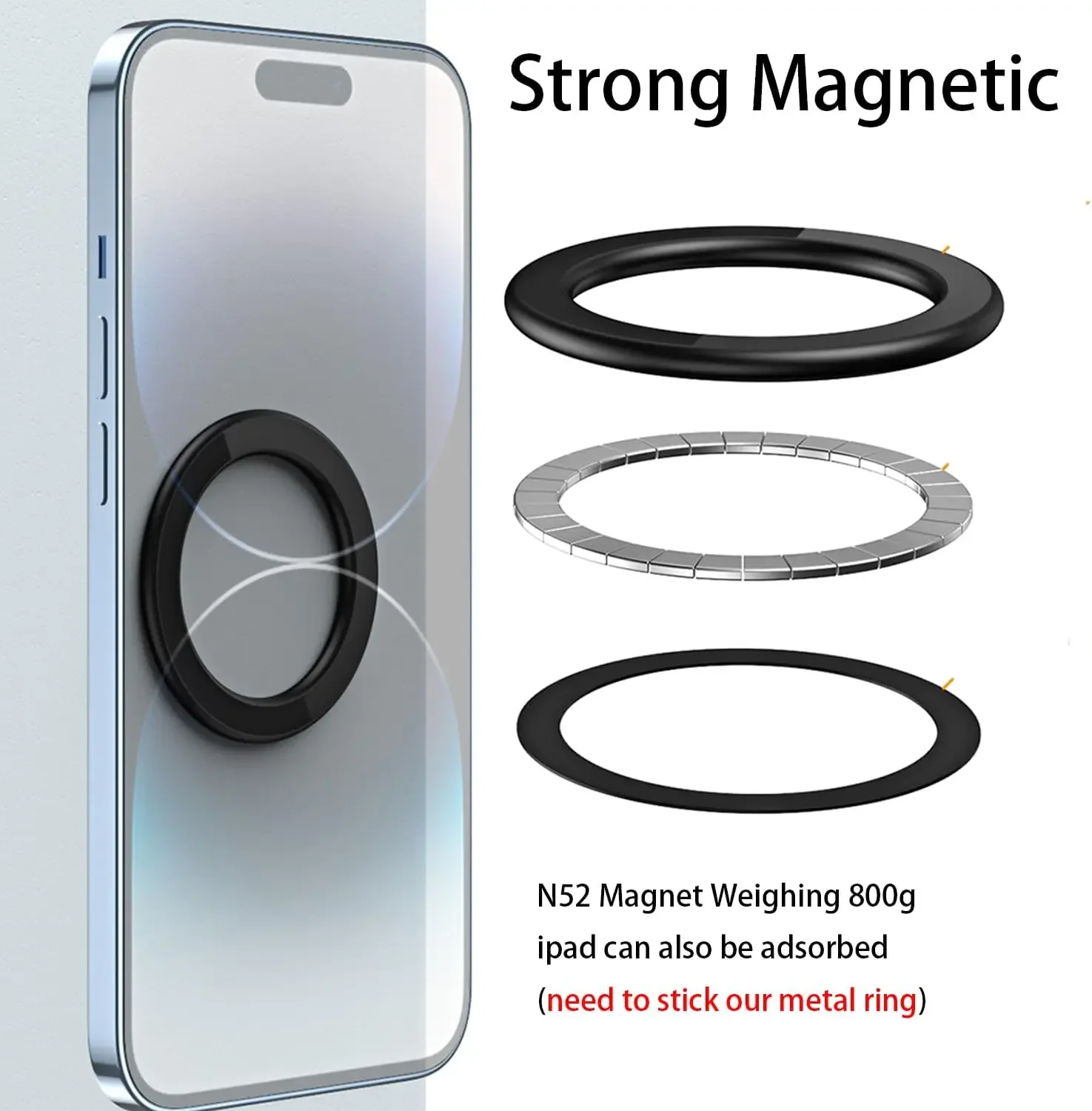 For MagSafe Magnetic Ring Hold - đánh giá và giá Car Phone Holder
