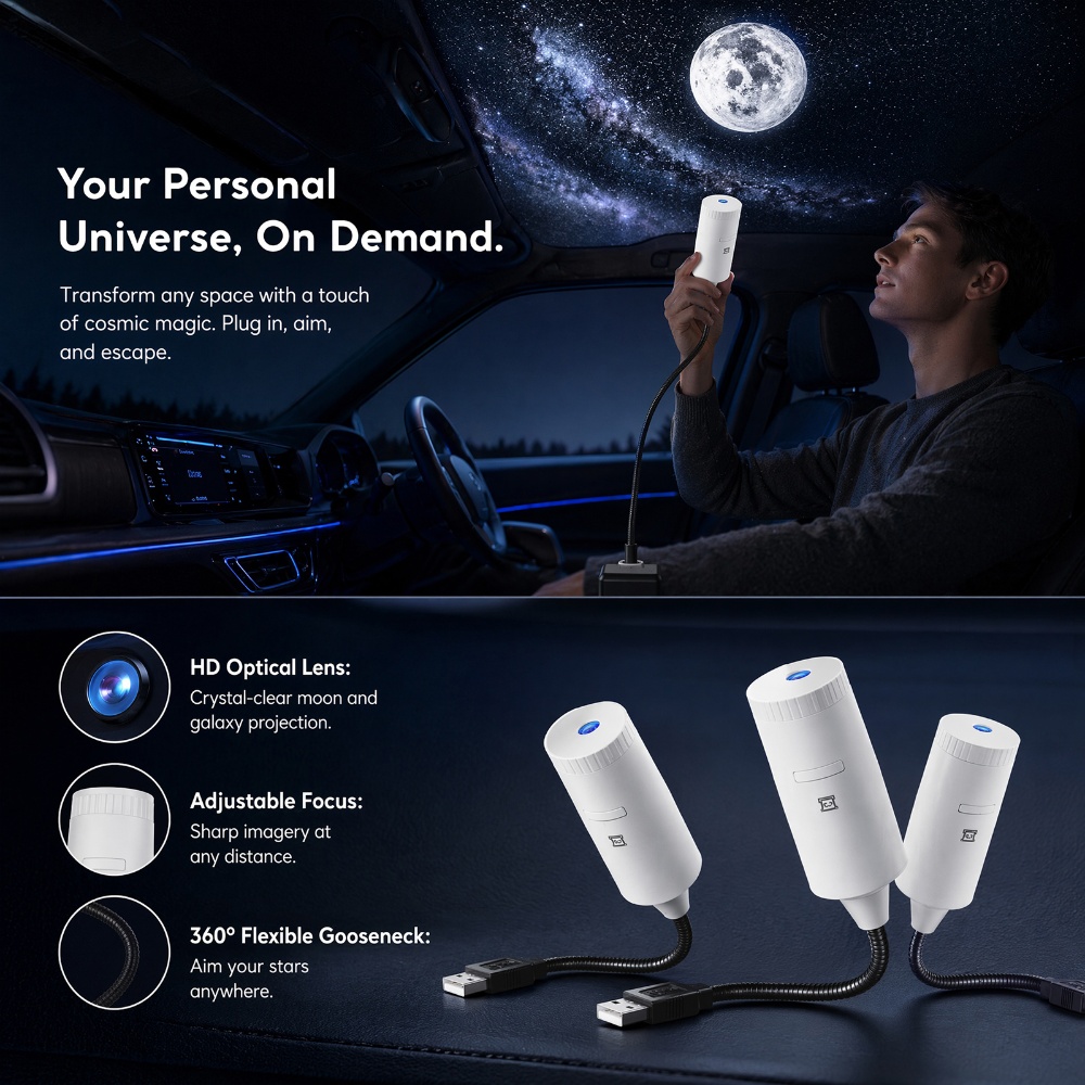 Romantic LED Starry Sky Night  - đánh giá và giá Car Led Light